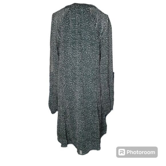 Joie Ballon Sleeve Arctic Animal Spot in Green Size Medium - Picture 3 of 9